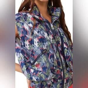 Free People FP Movement Off The Grid Supernova Flo Vest Full Zip Pockets Hooded